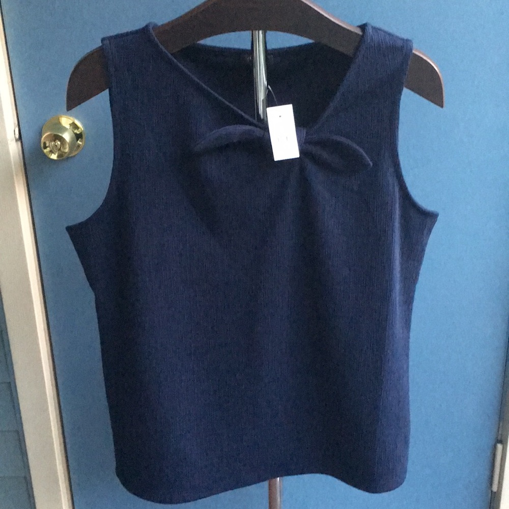 Textured Tie Neck Top in Women